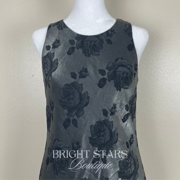 Rare Floral Mini Dress Alt ASO Rachel Green Friends Floral Sleeveless Vintage - Picture 8 of 10
